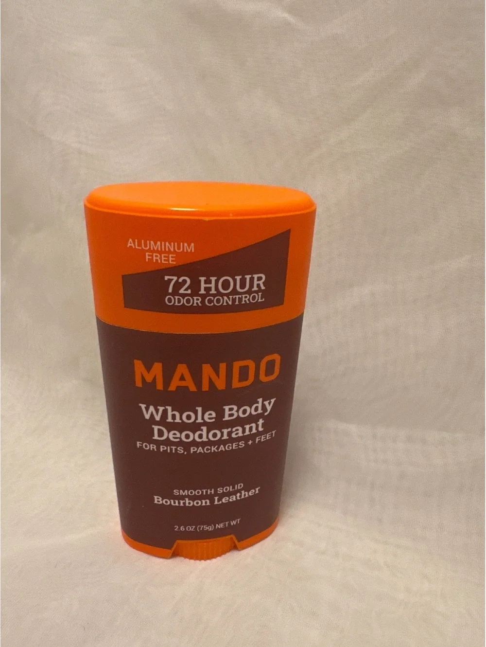 Mando Bourbon Leather Whole Body Deodorant - Aluminum Free 2.6 oz